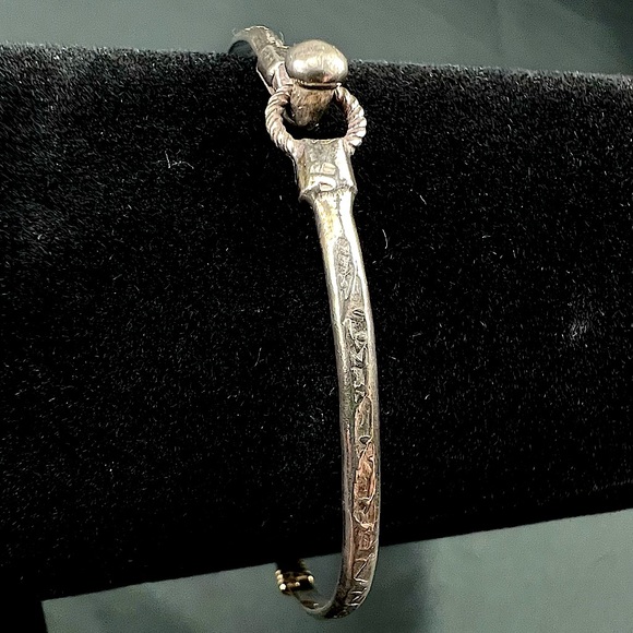 Rustic Cross Bangle - Picture 3 of 4